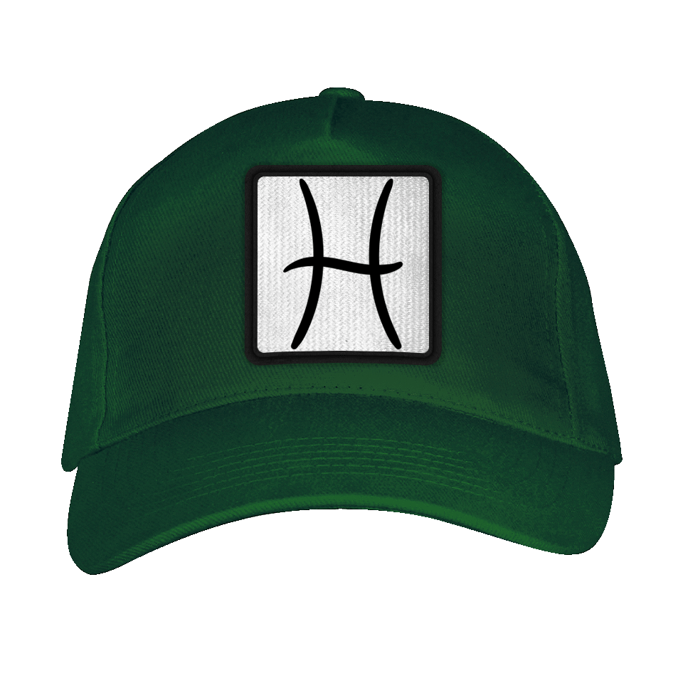 Gorra adulto con parche Símbolo Piscis