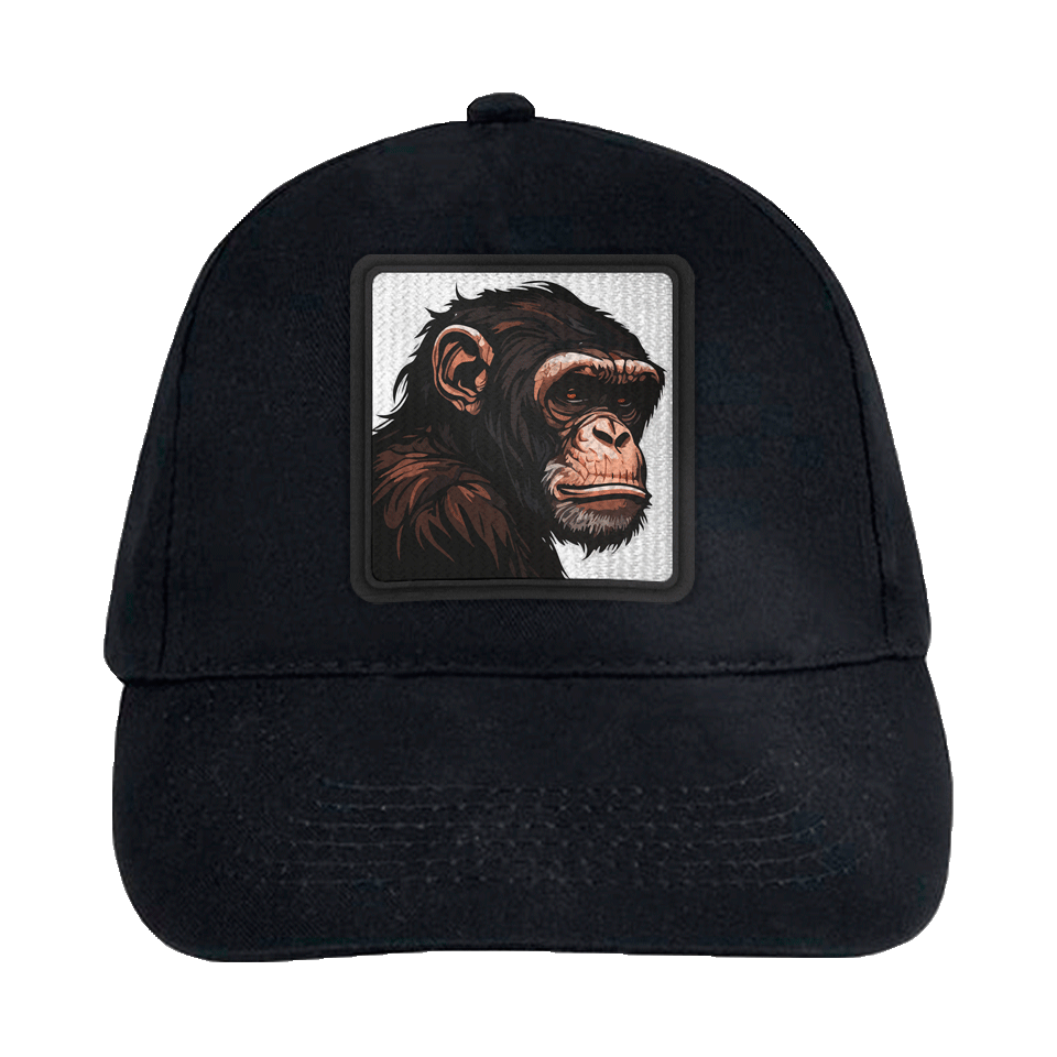 Gorra infantil con parche Simio