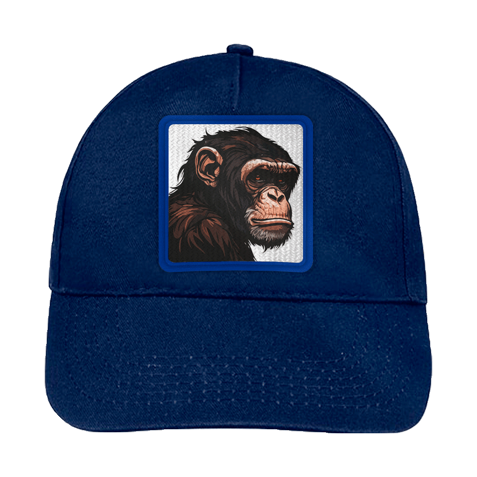 Gorra infantil con parche Simio