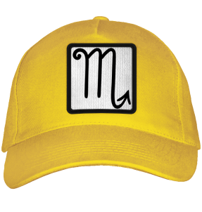Gorra adulto con parche Símbolo Escorpio