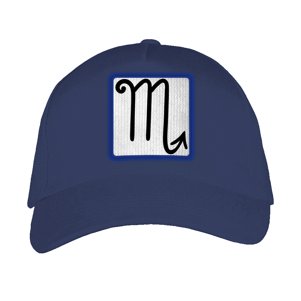 Gorra adulto con parche Símbolo Escorpio