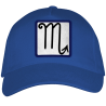 Gorra adulto con parche Símbolo Escorpio
