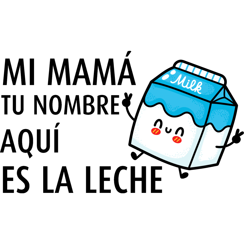 Body bebé para el día de la madre diseño Es la leche