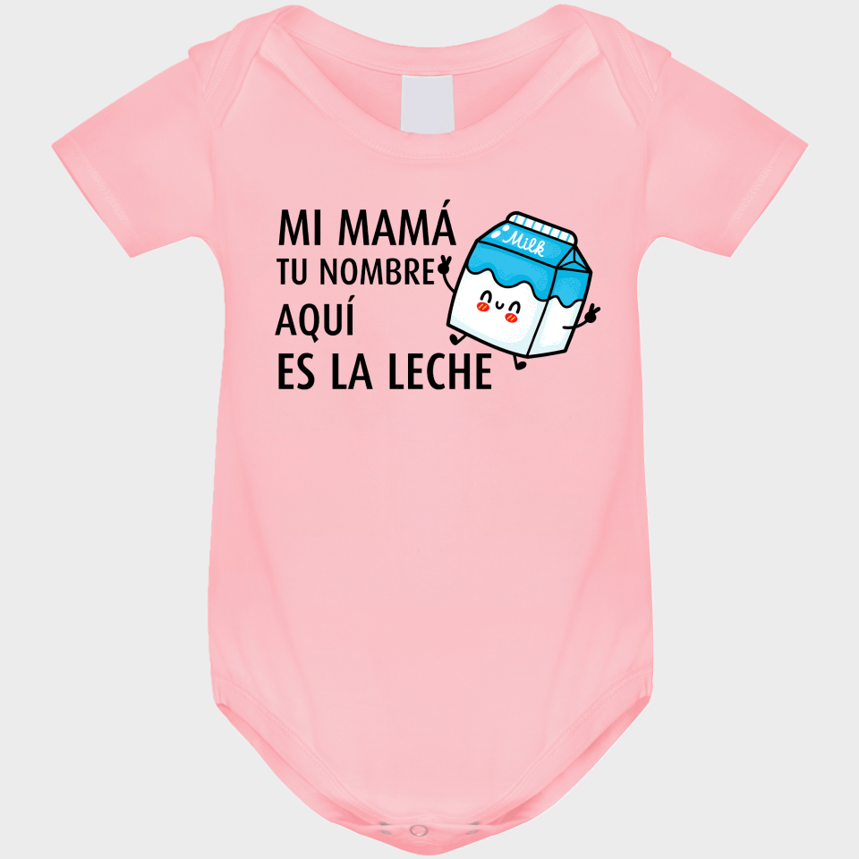 Body bebé para el día de la madre diseño Es la leche
