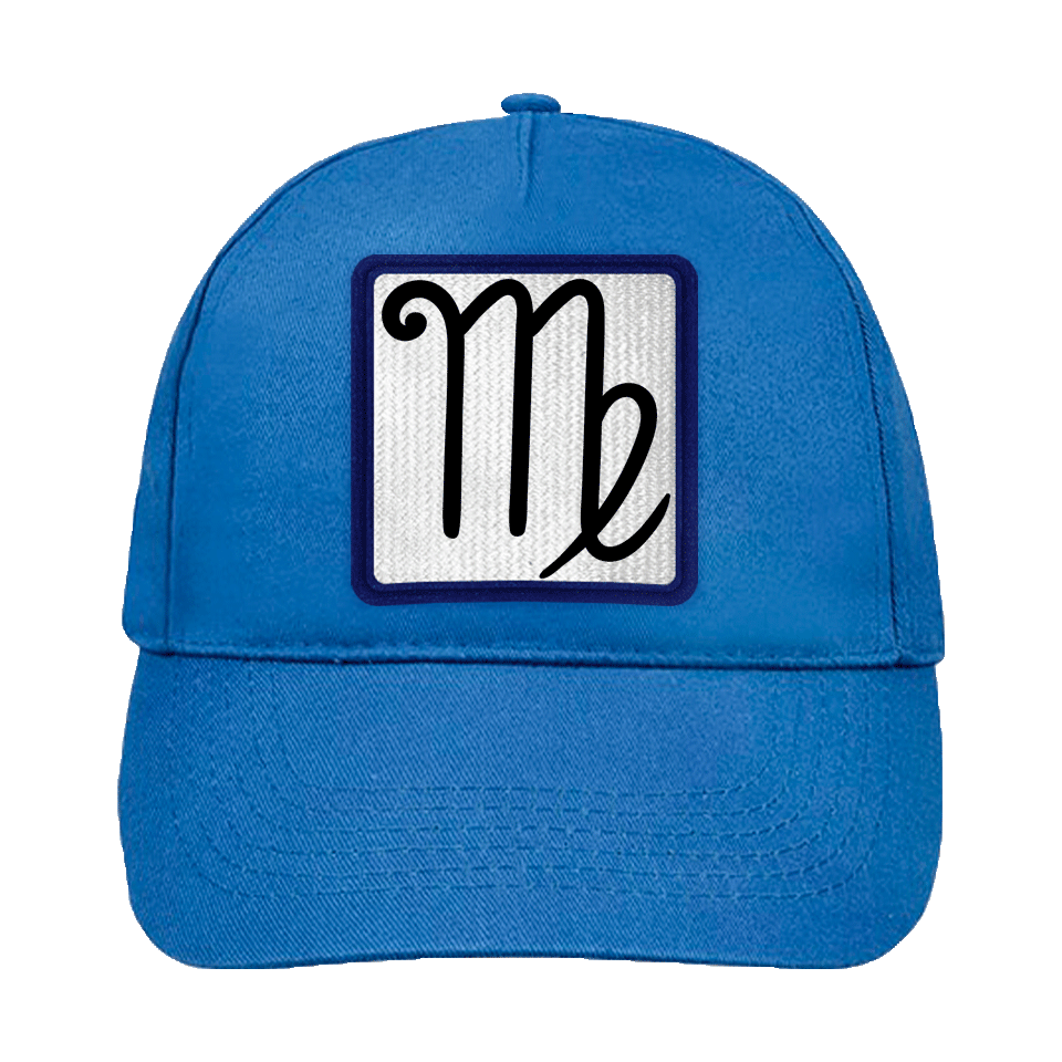 Gorra infantil con parche Símbolo Virgo