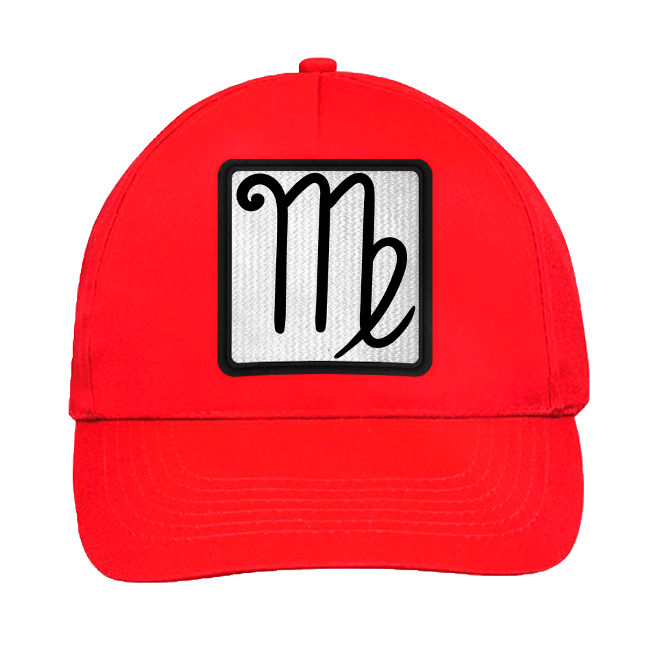 Gorra infantil con parche Símbolo Virgo