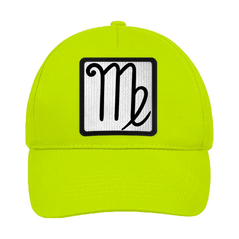 Gorra infantil con parche Símbolo Virgo