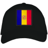 Gorra adulto con parche bandera Andorra