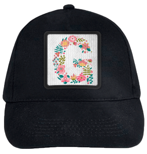 Gorra infantil con parche Letra G