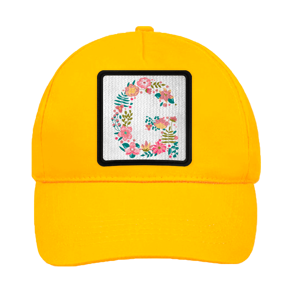 Gorra infantil con parche Letra G