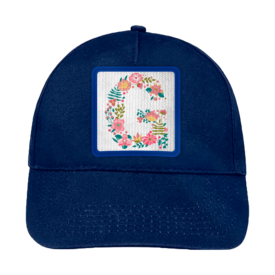 Gorra infantil con parche Letra G