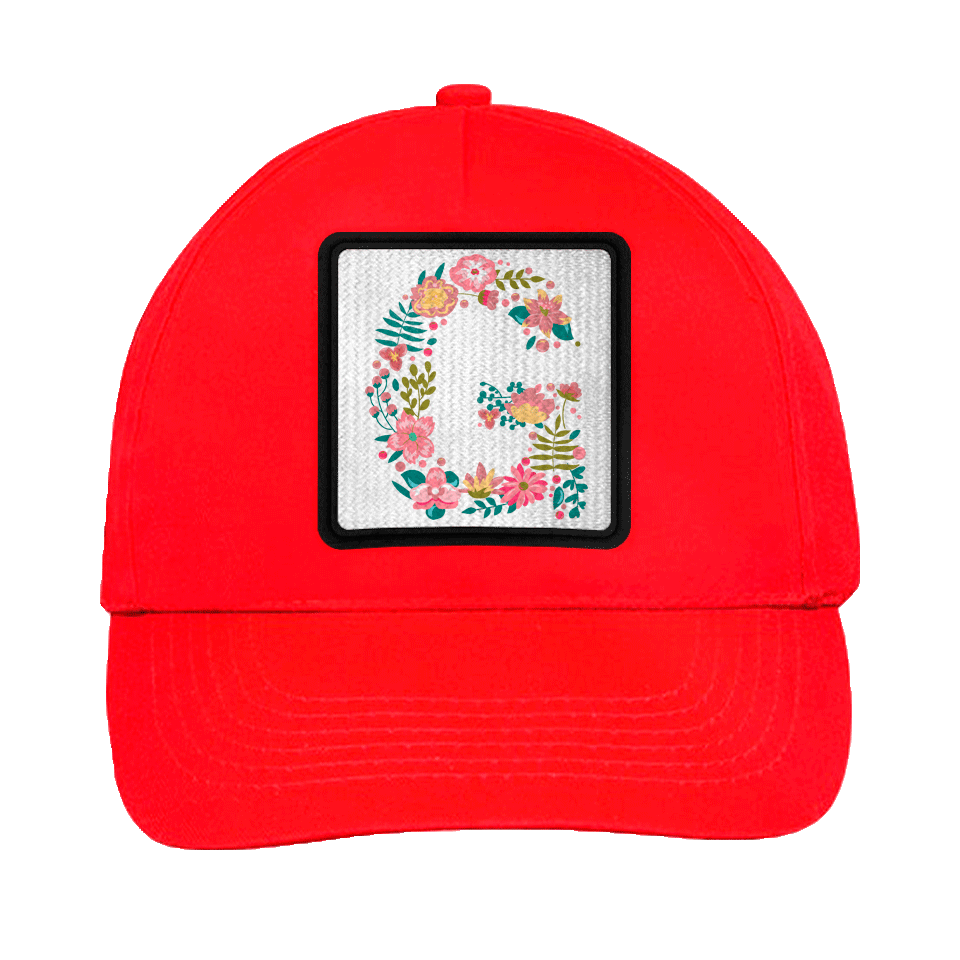 Gorra infantil con parche Letra G