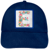 Gorra infantil con parche Letra E