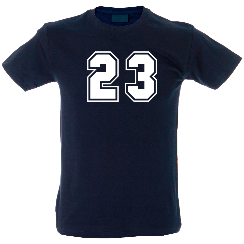 Camiseta hombre número 23