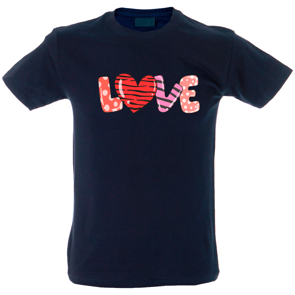 Camiseta hombre love estampado