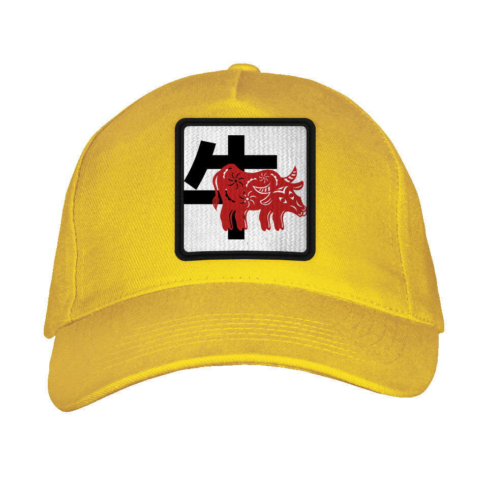 Gorra adulto con parche Año del Buey