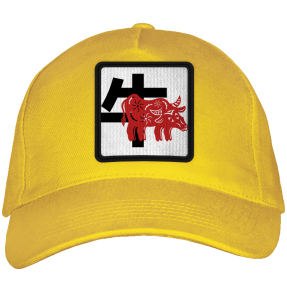 Gorra adulto con parche Año del Buey