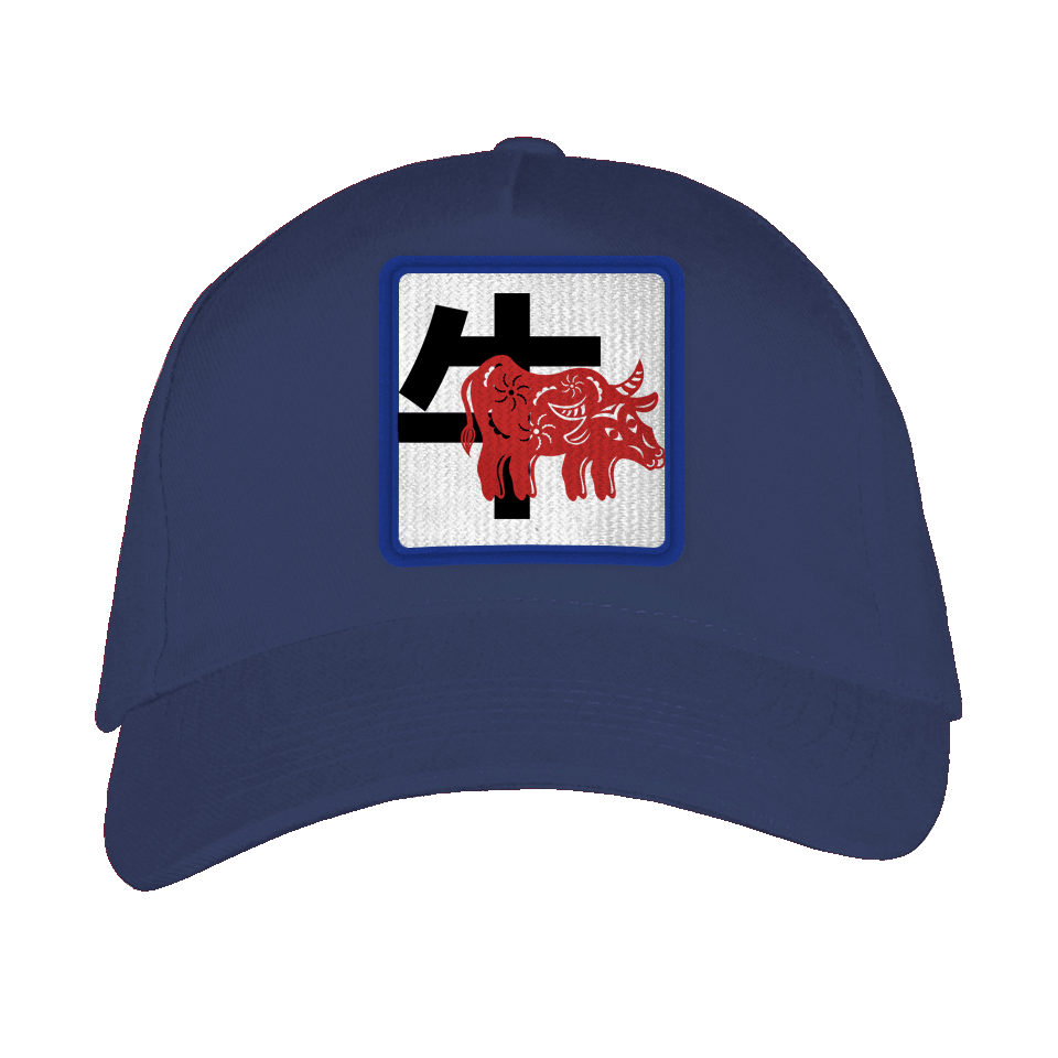 Gorra adulto con parche Año del Buey