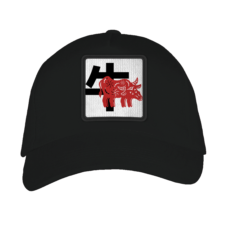 Gorra adulto con parche Año del Buey