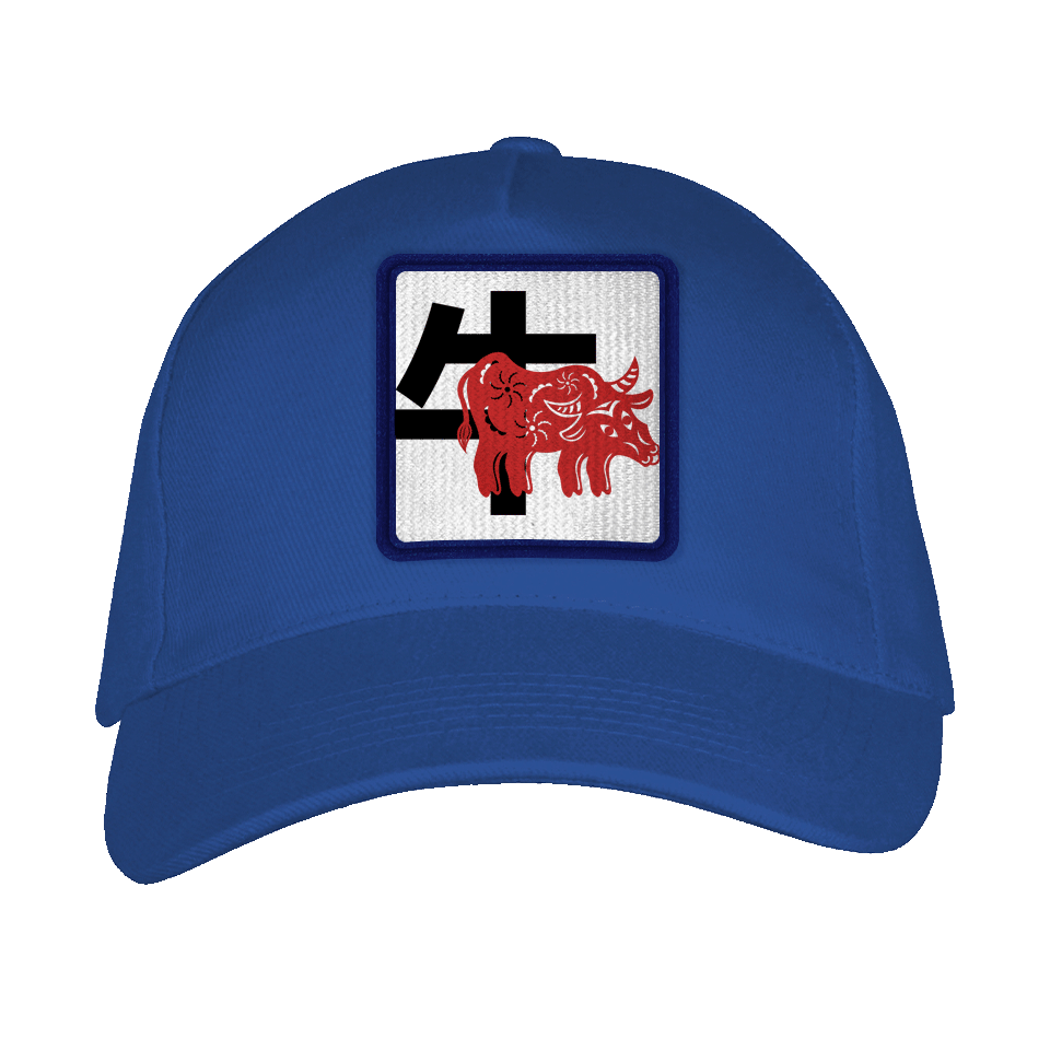 Gorra adulto con parche Año del Buey