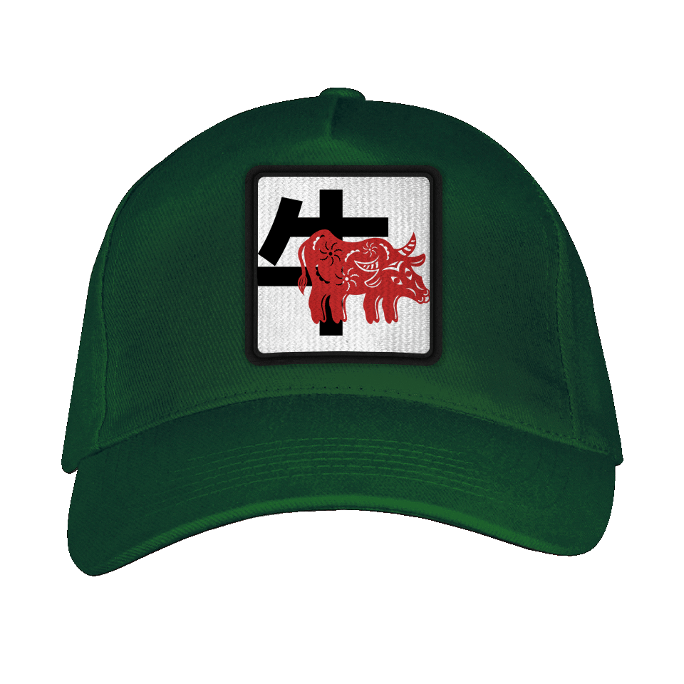 Gorra adulto con parche Año del Buey