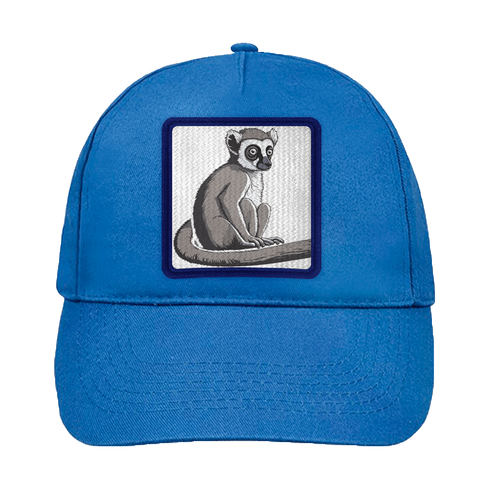 Gorra infantil con parche Lemur