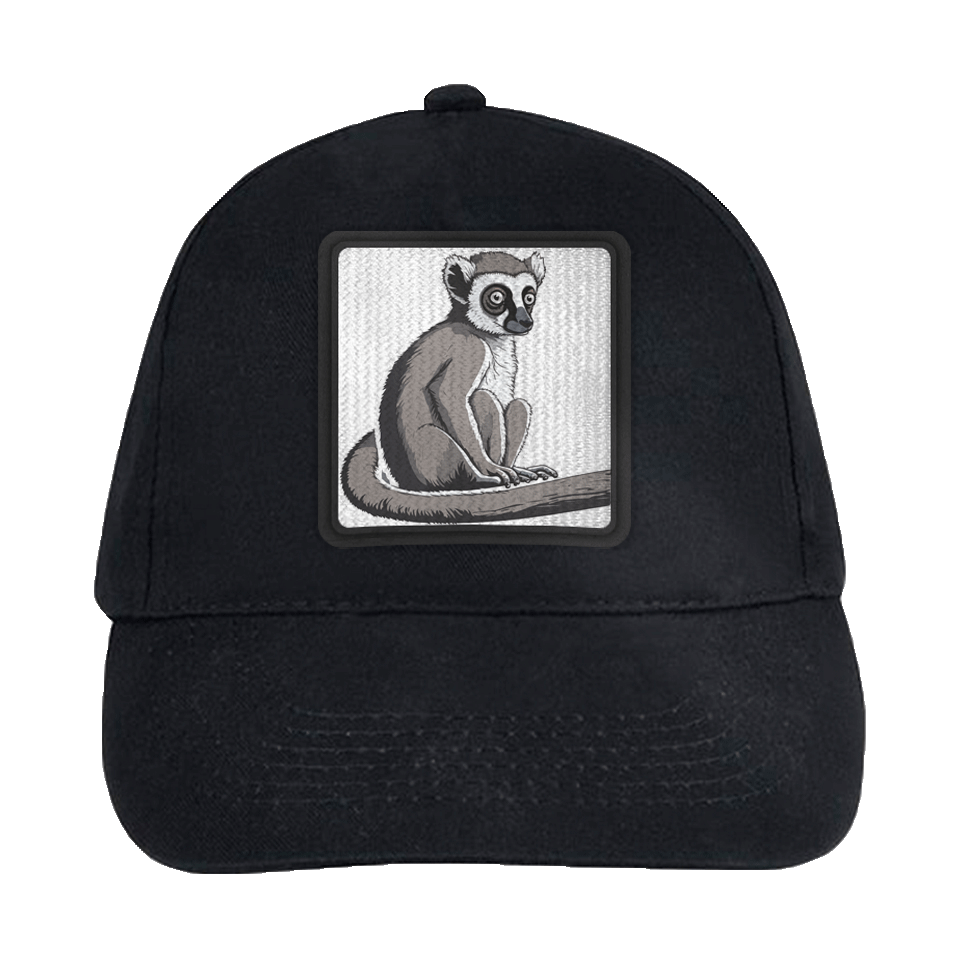 Gorra infantil con parche Lemur