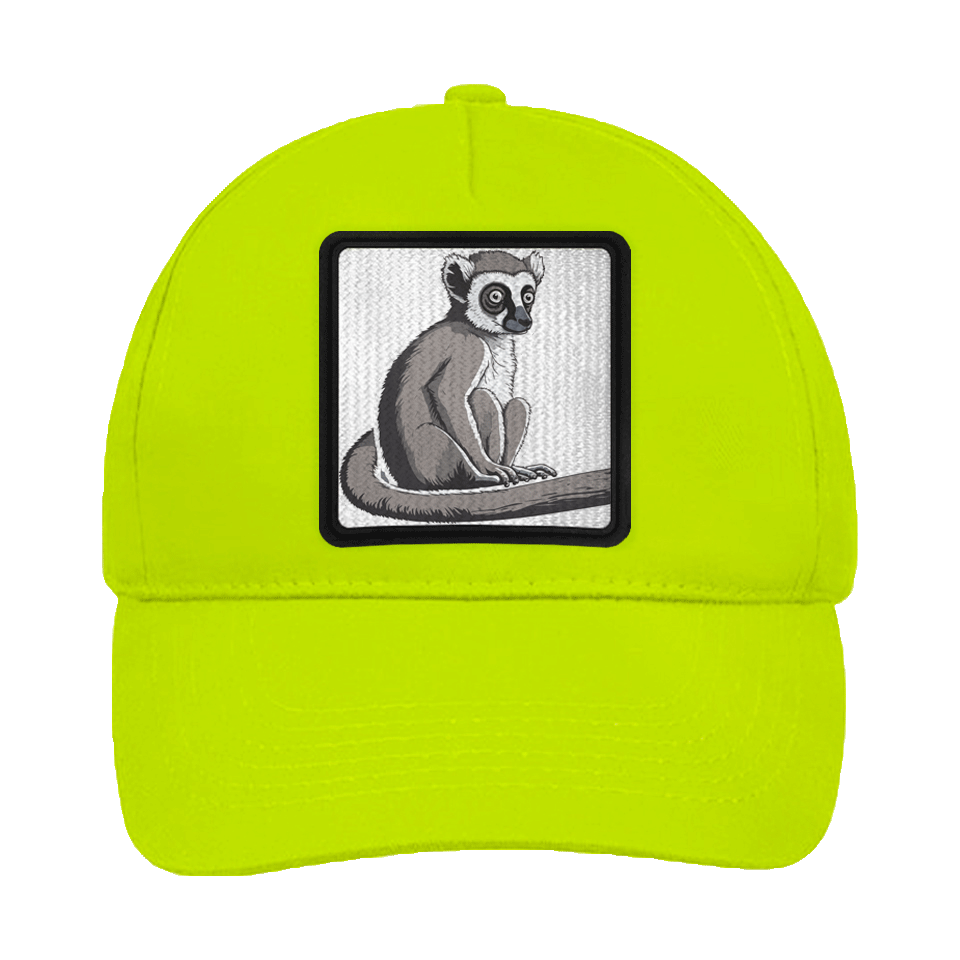 Gorra infantil con parche Lemur