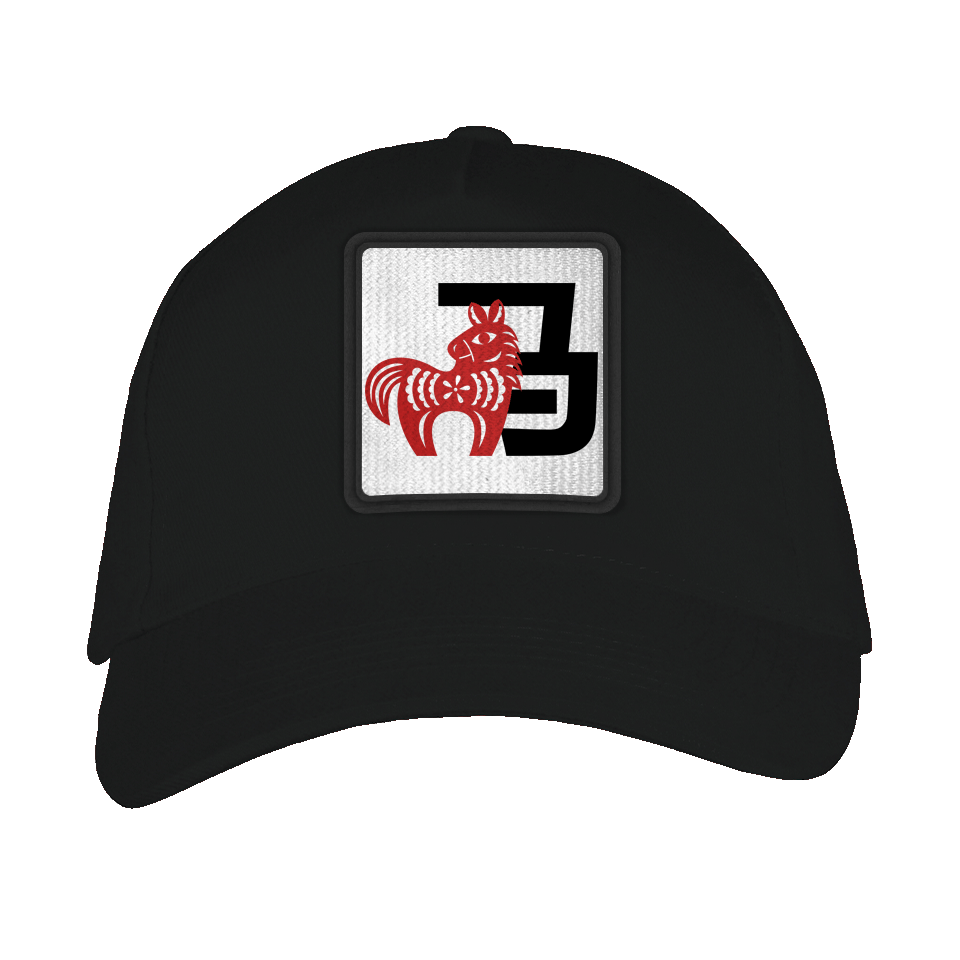 Gorra adulto con parche Año del Caballo