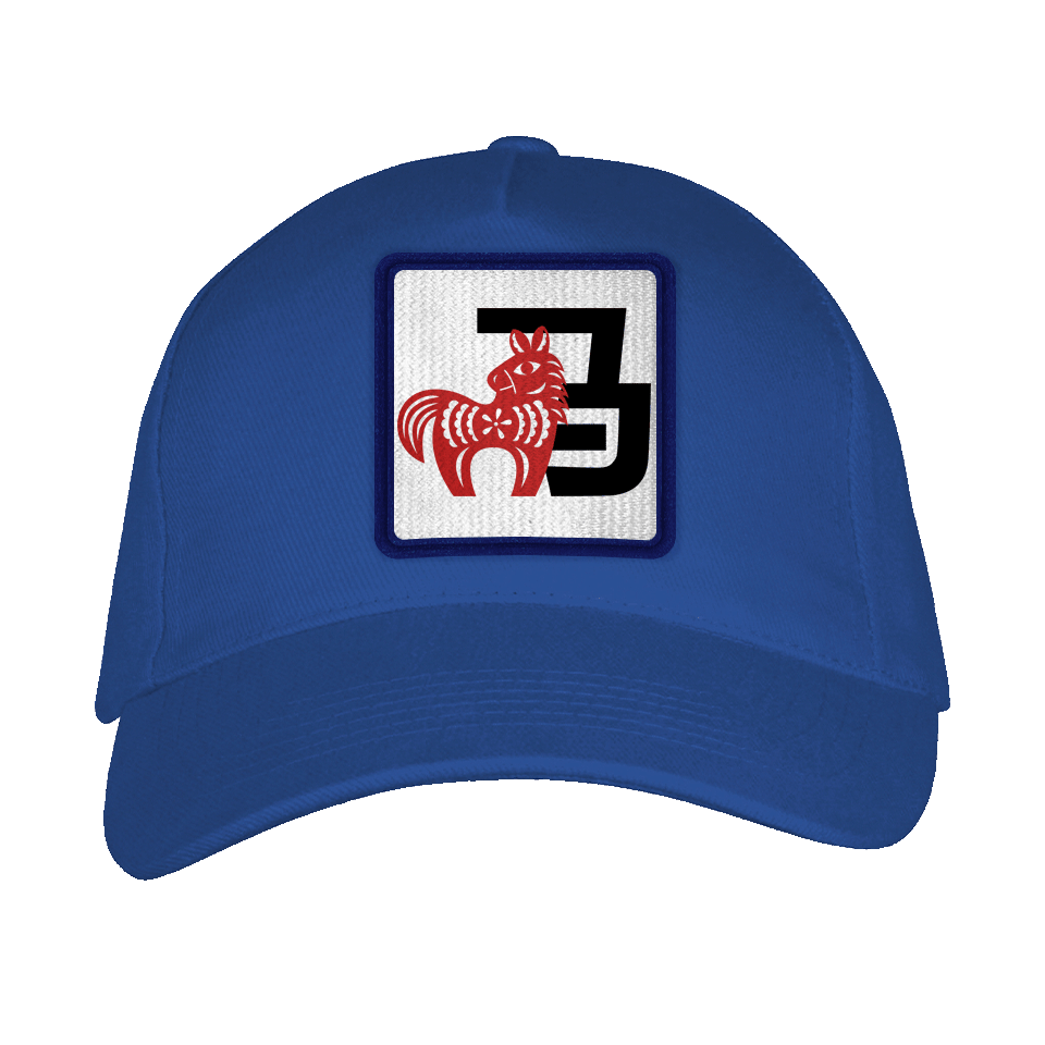 Gorra adulto con parche Año del Caballo