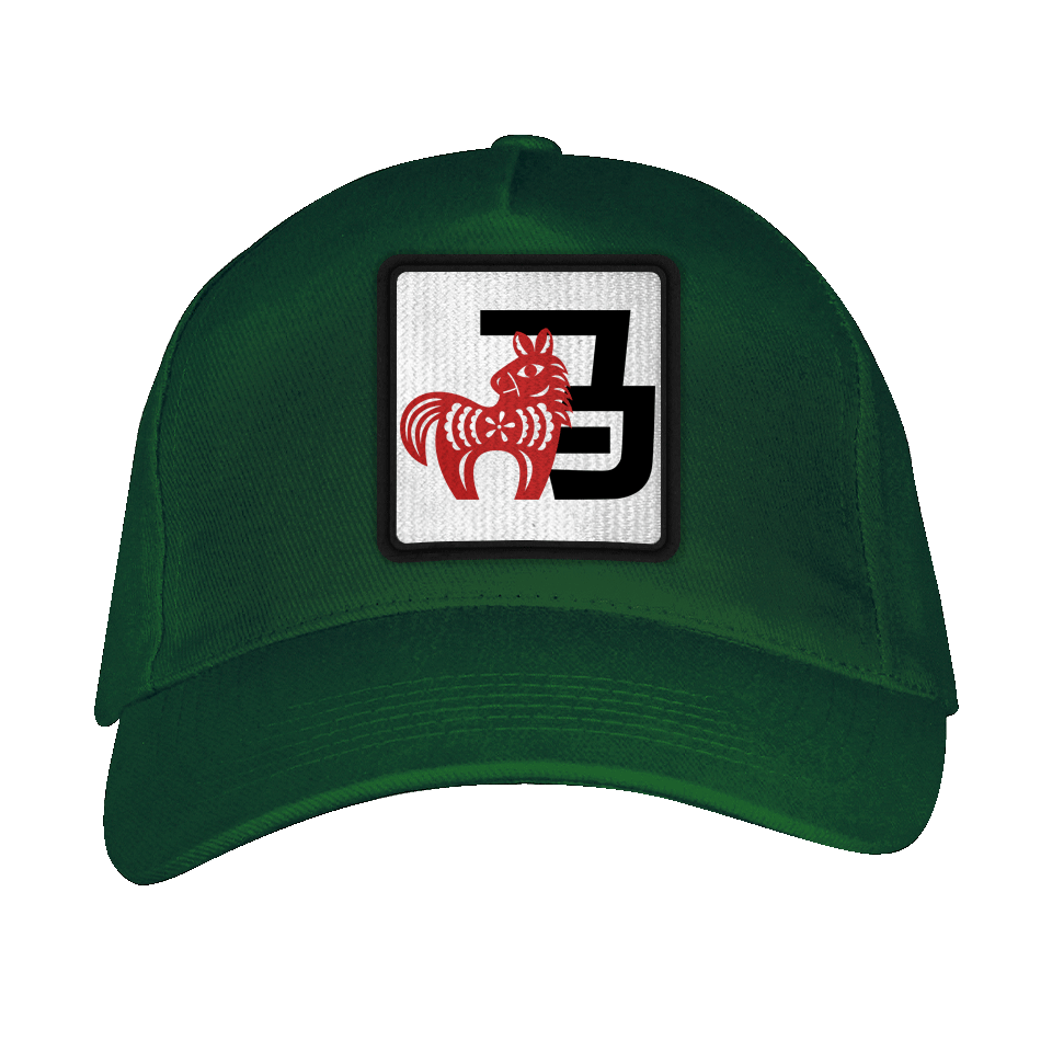 Gorra adulto con parche Año del Caballo
