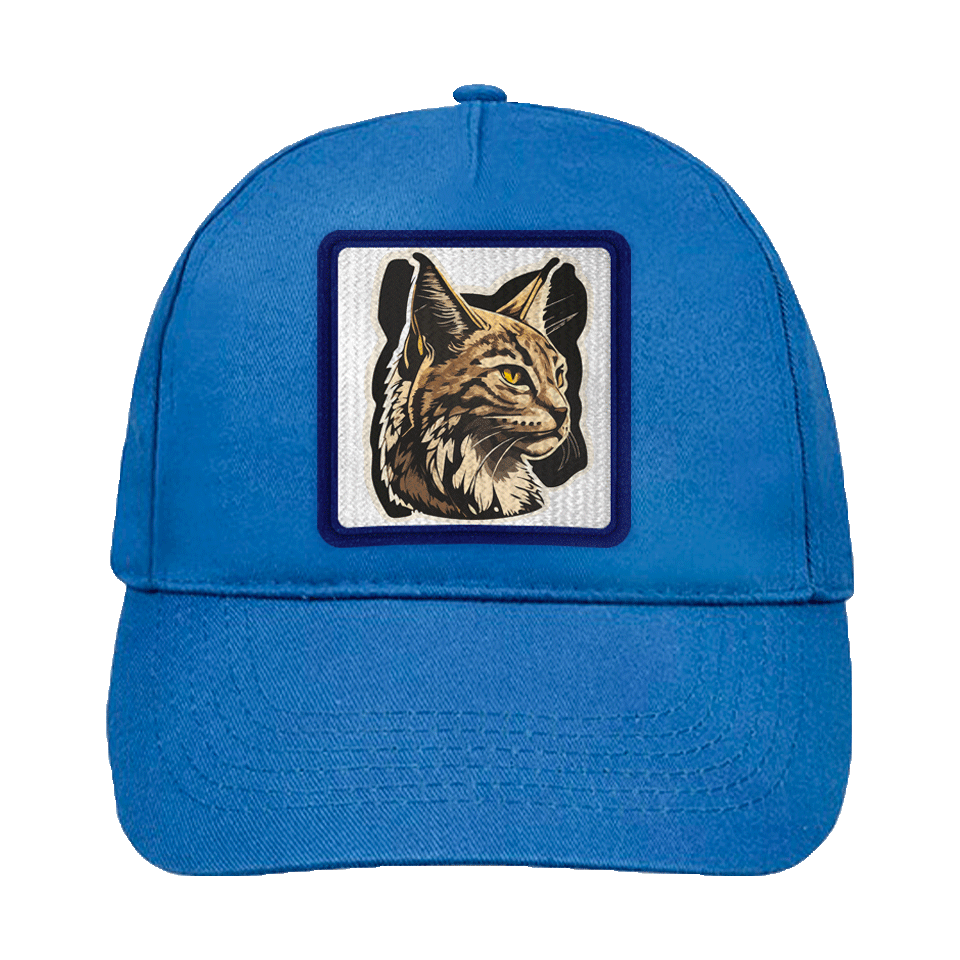 Gorra infantil con parche Lince