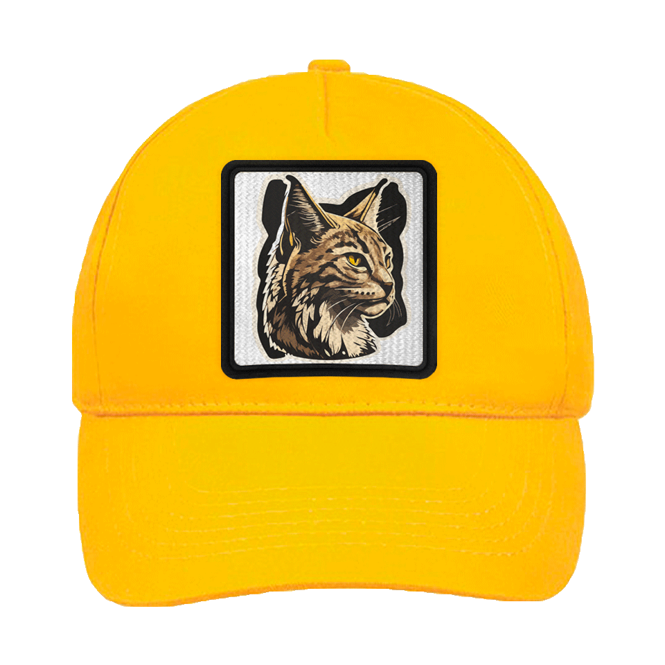 Gorra infantil con parche Lince