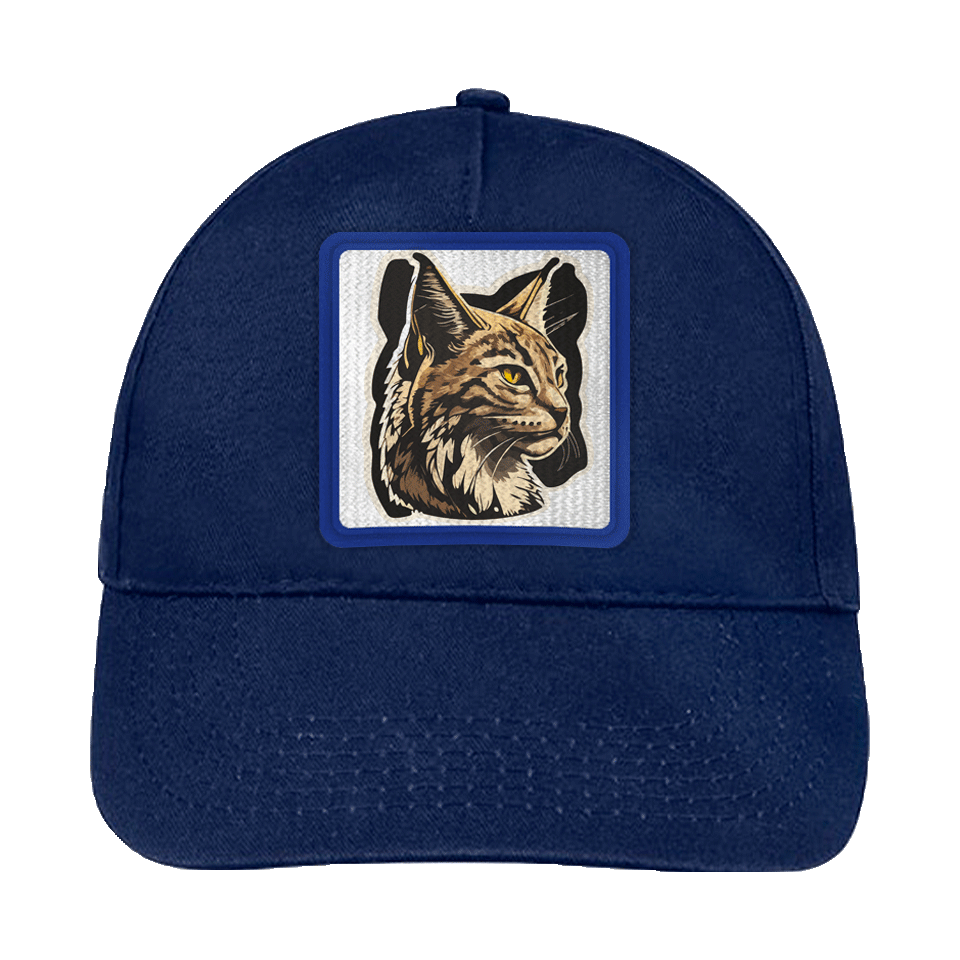 Gorra infantil con parche Lince