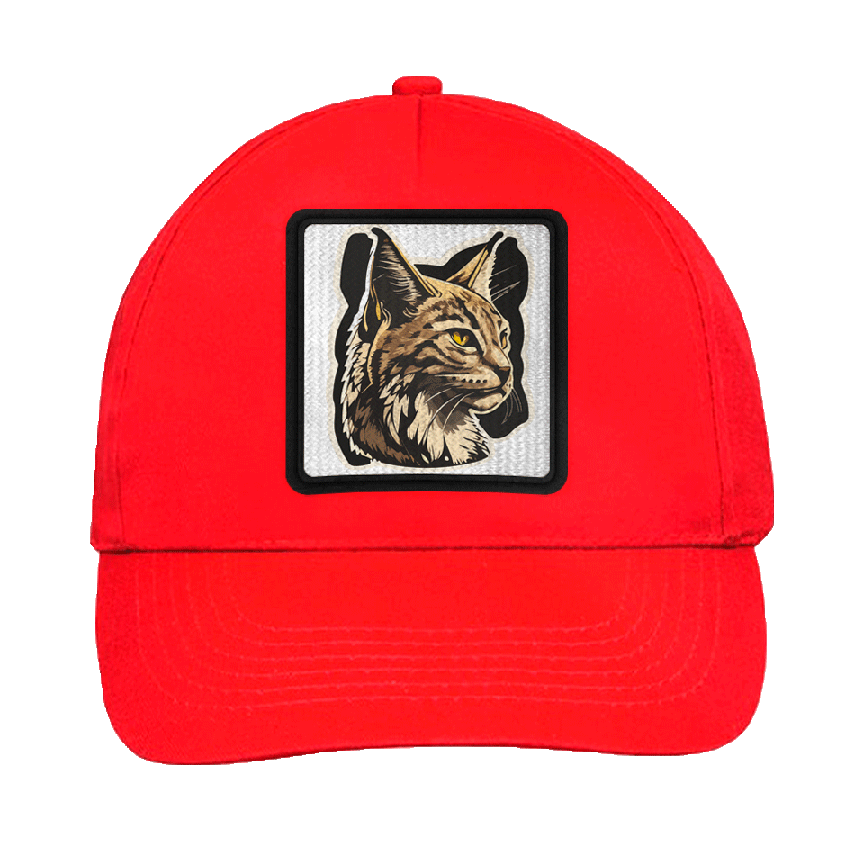 Gorra infantil con parche Lince