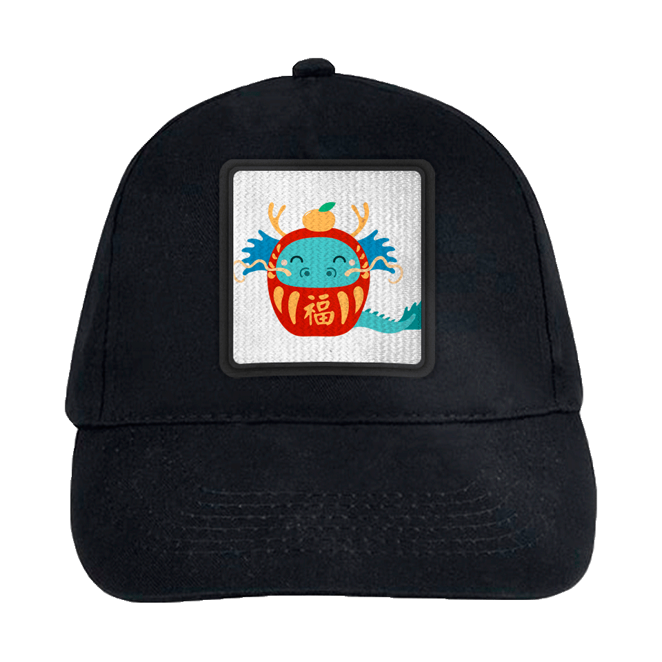 Gorra infantil con parche Año del Dragón