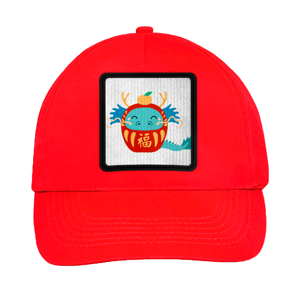Gorra infantil con parche Año del Dragón