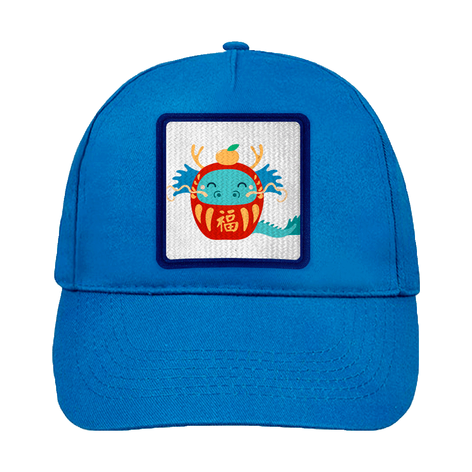 Gorra infantil con parche Año del Dragón