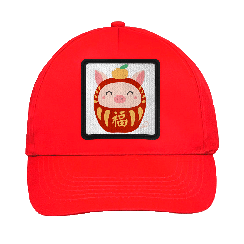 Gorra infantil con parche Año del Cerdo