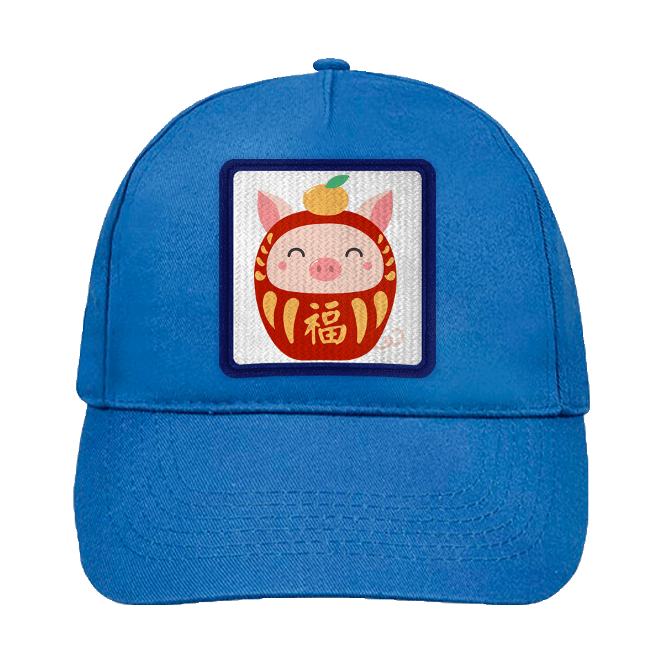 Gorra infantil con parche Año del Cerdo