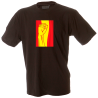 Camiseta hombre puño en bandera Española