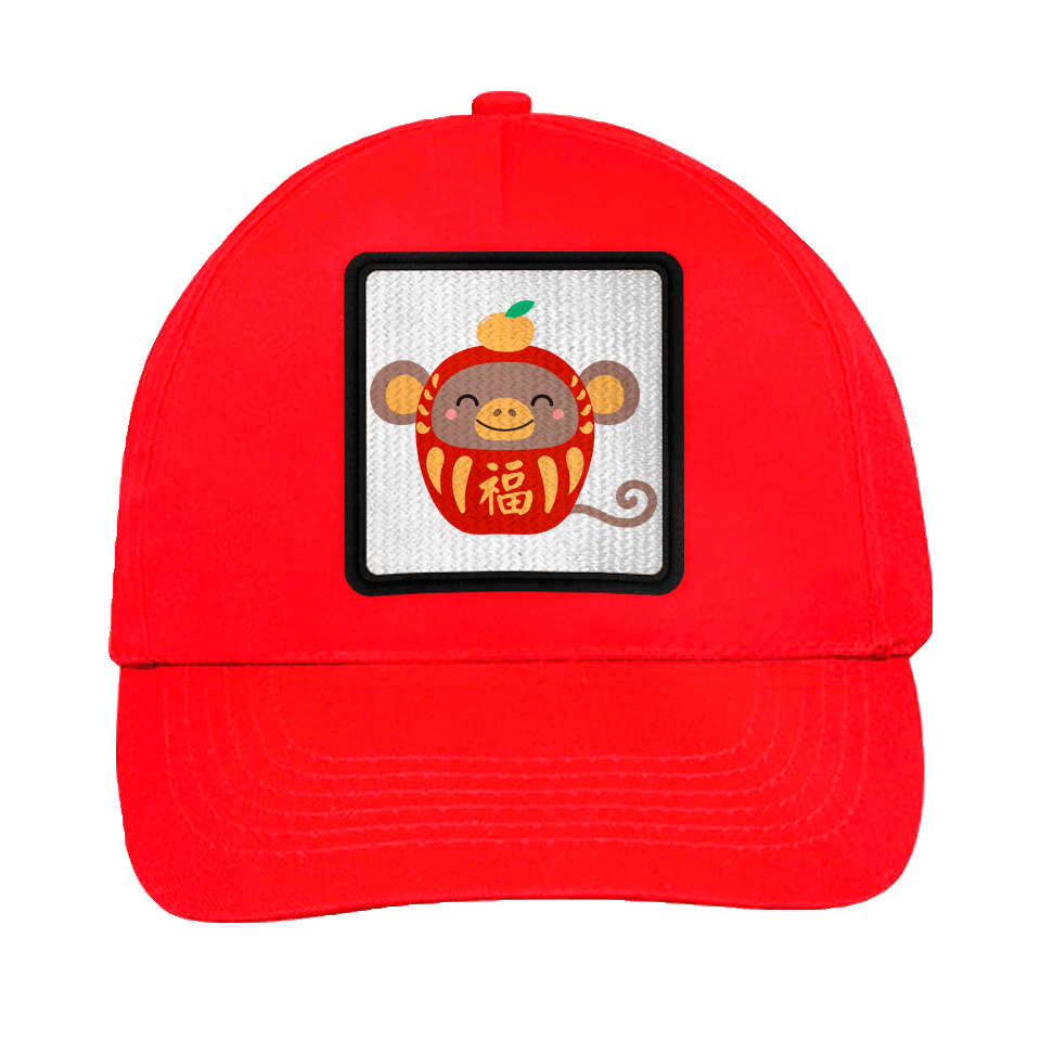 Gorra infantil con parche Año del Mono