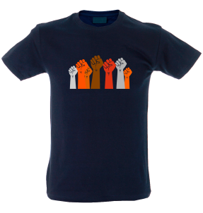 Camiseta hombre puños feministas