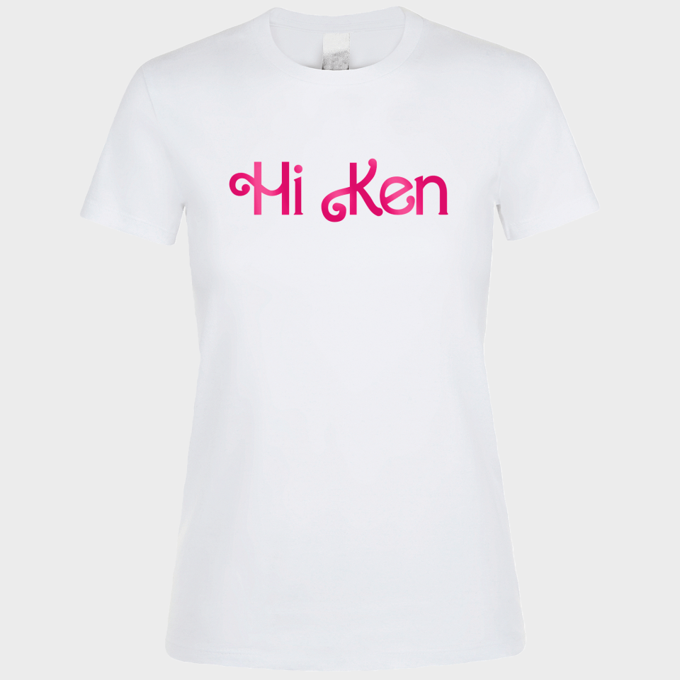 Camiseta algodón mujer Hi K personalizada Vinilo Eco Fashion Metálico