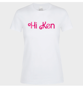 Camiseta algodón mujer Hi K personalizada Vinilo Eco Fashion Metálico
