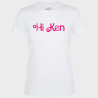 Camiseta algodón mujer Hi K personalizada Vinilo Eco Fashion Metálico