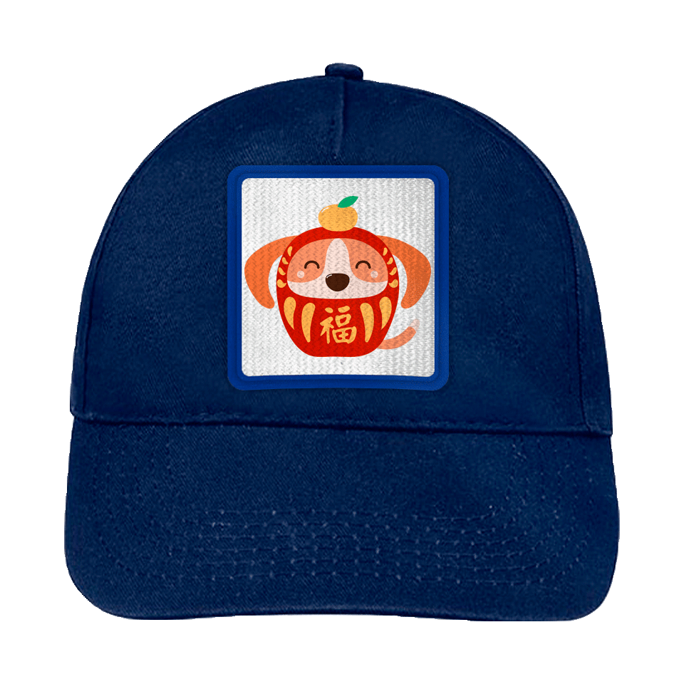 Gorra infantil con parche Año del Perro