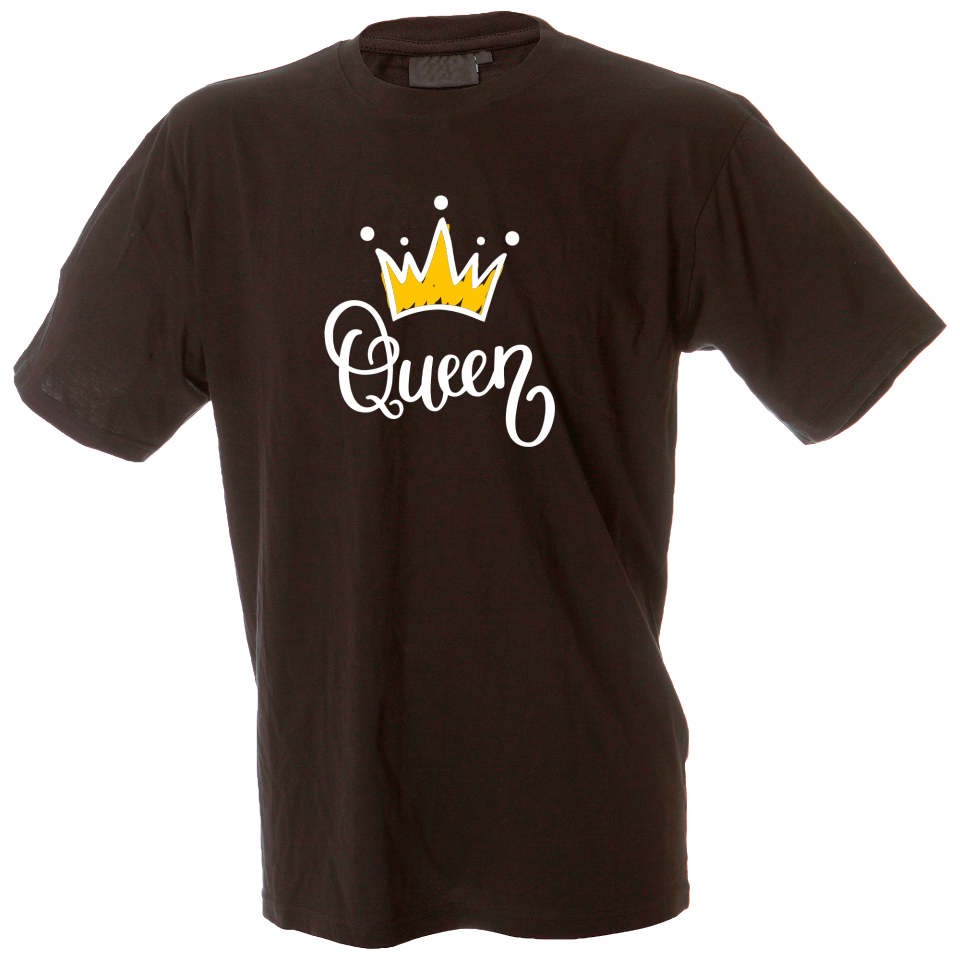 Camiseta hombre corona queen