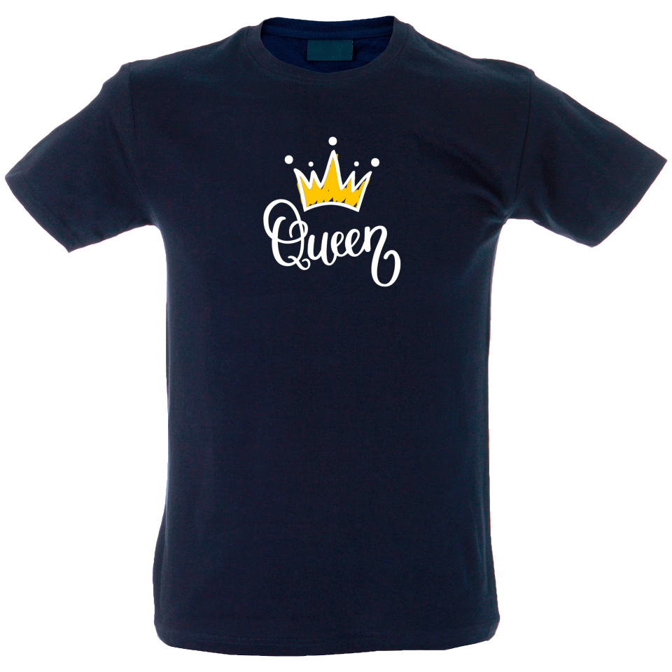Camiseta hombre corona queen