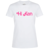 Camiseta algodón mujer Hi K personalizada Vinilo Eco DTF